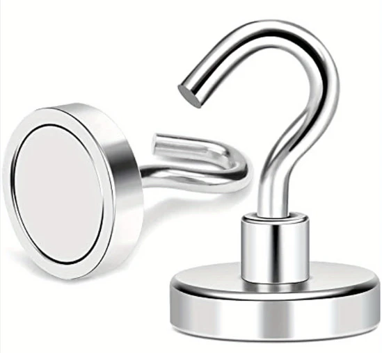 High Temp Resistant Neodymium Hook Magnet - Secure Magnetic Fastener for Various Surfaces High Temp Resistant Neodymium Hook Magnet - Secure Magnetic Fastener for Various Surfaces